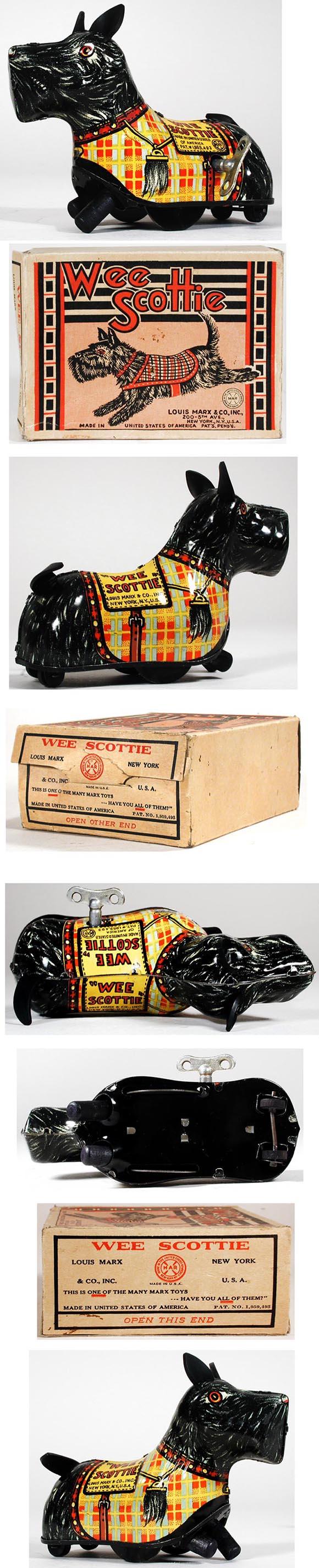 c.1940 Marx, Wee Scottie in Original Box
